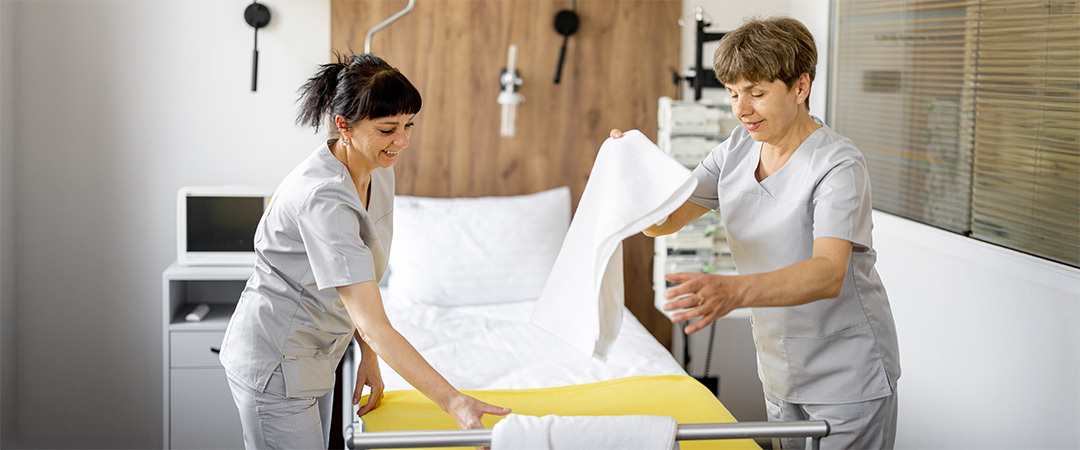 nurses cleaning, following allergy season tips